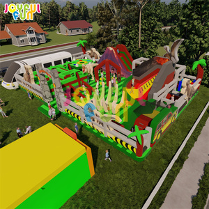 JOYFUL FUN Nouveau <span class=keywords><strong>Parc</strong></span> D'Attractions Gonflable Aux Obstacles Dinosaure <span class=keywords><strong>Parc</strong></span> Gonflable <span class=keywords><strong>Parc</strong></span> De Jeux Gonflable - Product Image 4