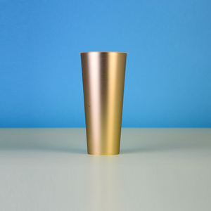 Gobelets à café en plastique de qualité supérieure personnalisés, gobelets en plastique avec placage en aluminium métallique - Product Image 4