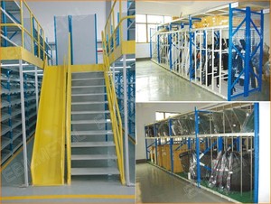Thép kho tầng lửng Kit ngành công nghiệp Kệ hệ thống Rack với cầu thang - Product Image 4
