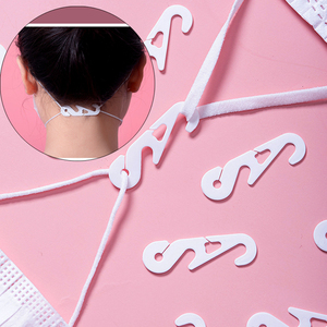 Venta al por mayor PP Material gancho para la oreja ajustable Accesorios para la protección de la cara Ganchos para la oreja <span class=keywords><strong>reu</strong></span> - Product Image 1