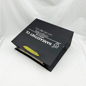 Cửa hàng tùy chỉnh sang trọng các tông gói quà tặng Túi giấy và đồ trang sức gói túi giấy với Ribbon xử lý - Product Image 3