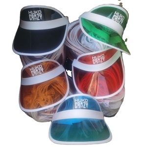 Bán Buôn Tùy Chỉnh Giá Rẻ Thời Trang Pvc Nhựa Sun <span class=keywords><strong>Visor</strong></span> Cap - Product Image 2