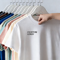 Camiseta de Hombre de Alta Calidad, 210GSM, Algodón Grueso, Talla Grande, Personalizable con Logotipo, Impresión Serigráfica, Impresión DTG, Ecológica