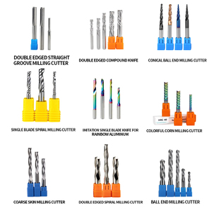 מוצק קרביד מלא קרביד 4 חליל 1/4 אינץ 'hrc55 altin מצופה cnc כלים מתכת עבודה דיוק מותאם אישית oem - Product Image 4