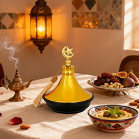 Nouveaux articles métalliques très demandés : Contenants hermétiques et plateaux de rangement pour collations de table, style Moyen-Orient, ornements exquis et pratiques