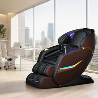 Fauteuil de massage électrique de luxe pliable et portable à gravité zéro, avec fonction de relaxation et d'étirement, et système de massage Shiatsu 3D sur rail, prix usine japonais