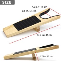 WanuoCraft – Démonte-chaussures en bois naturel durable pour équitation, sans flexion, sans risque de blessure, outil domestique