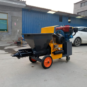 Máquina Multifuncional de Pulverización de Mortero a Diésel, Pulverizador de Pintura para Paredes Exteriores - Product Image 3