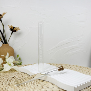Transparent <b>glass</b> <b>Bottles</b> <b>With</b> <b>Cork</b> Stopper <b>Glass</b> test tube for goods - Product Image 6