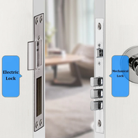 Système de sécurité, serrure électrique sans clé DC12V avec pêne en acier inoxydable de qualité ANSI 1, résistance de maintien de 800 kg pour l'ouverture de porte