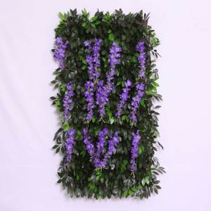 Stock espandibile fiori artificiali viola salice traliccio calore espandibile foglia artificiale recinzione per scopo decorativo No MOQ - Product Image 3