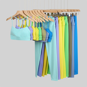 Ensemble de yoga et de fitness 2 pièces <span class=keywords><strong>Lulu</strong></span> pour femme, imprimé, extensible dans quatre directions, doux comme du beurre, haute qualité, élastique, taille XXL - Product Image 2