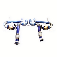 Tuyaux d'échappement Catback en titane pour Chevrolet Corvette C8 Z06, système d'échappement avec silencieux et valve d'origine