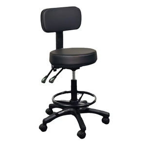 <span class=keywords><strong>Chaise</strong></span> pivotante pneumatique moderne de haute qualité avec siège en cuir à pédale fixe pour salon de beauté, salon de coiffure, bureau, laboratoire médical - Product Image 1