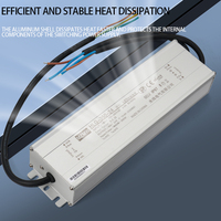Fuente de Alimentación Conmutada Industrial MZMW HLG OEM PSU 120W-600W 12V 24V 36V 48V IP67 SMPS Transformador Impermeable con Función PFC AC DC