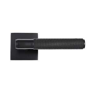 Maniglia Moderna per Porta Interna in Alluminio <span class=keywords><strong>con</strong></span> Serratura di Sicurezza, Finitura Nera Opaca, Prezzo Competitivo - Product Image 4