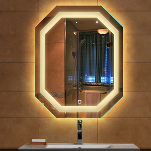 Miroir-<span class=keywords><strong>Espejo</strong></span> de pared inteligente con luz led para <span class=keywords><strong>baño</strong></span>, tocador de maquillaje usado, decorativo, moderno, personalizado, 50x70cm - Product Image 3