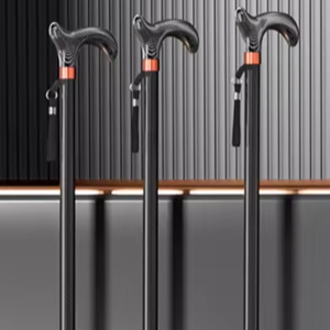 Anti-Rutsch-Fraktur aus Aluminium legierung Medical CRUTCH CANE Vierbeiniger verstellbarer Teleskop-Gehstock <span class=keywords><strong>DR</strong></span>.ROOS-Modell für alte Männer - Product Image 1