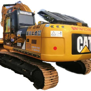Excavadora de orugas hidráulica Caterpillar 320D usada barata de 20 toneladas con bomba PLC y rodamiento en stock - Product Image 1