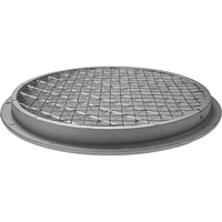Grille de persienne ronde industrielle en aluminium de 10 "pour maison ou mur de garage