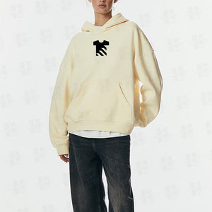 Sudadera con Capucha Holgada de Alta Calidad al por Mayor, Hombros Caídos, Relajada, 80/20 Algodón Poliéster Felpa, Sudadera Personalizada con Bordado - Product Image 3