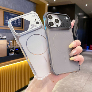 เคสโทรศัพท์คุณภาพสูง MOQ 500 สำหรับ <span class=keywords><strong>iPhone</strong></span> 16 15 14 <span class=keywords><strong>Pro</strong></span> Max แบบด้านกึ่งโปร่งแสง ป้องกันแรงกระแทก พร้อมแม่เหล็ก สำหรับ <span class=keywords><strong>iPhone</strong></span> 17 - Product Image 3