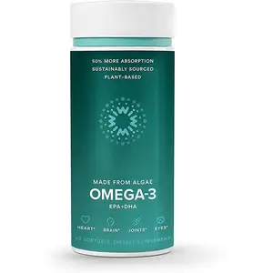 天然配方支持健康的心脏大脑发育强壮的骨骼和关节以及眼睛健康Ome-ga 3胶囊
