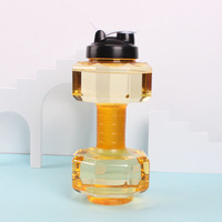 Bouteille d'eau en plastique de grande capacité pour le sport, nouveau Design de 2,6 l