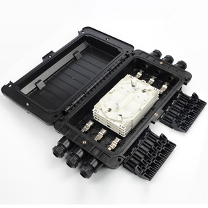 Scatola di Giunzione Meccanica a 3 Porte per Fibra Ottica, 24/48/96 Core, Chiusura per Giunzione Orizzontale Esterna per OFC - Product Image 2