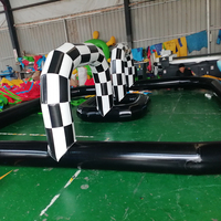 Barrière de sécurité gonflable pour karting en PVC écologique – Piste de course automobile intérieure/extérieure pour enfants – Clôture de piste de glisse sur mesure
