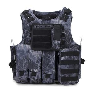 Chaleco Táctico de Airsoft Ajustable, Chaleco Modular de Paintball, Chaleco Táctico de Nailon de Alta Densidad 900D con Bolsas MOLLE - Product Image 5