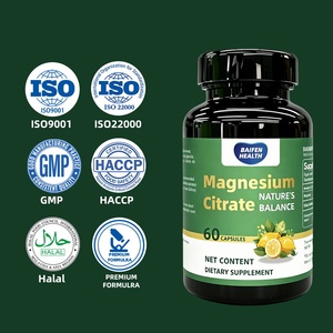 Complément de citrate de magnésium biologique végétalien à marque privée OEM/ODM <span class=keywords><strong>pour</strong></span> le sommeil et la santé digestive des adultes - Product Image 4