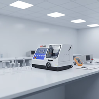 JMLAB-Q100B Machine de découpe de disques abrasifs polyvalente, scie à tronçonner manuelle et automatique, dispositif de découpe métallographique pour échantillons