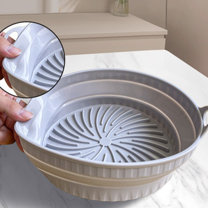 Revêtements Réutilisables en Silicone Alimentaire pour Friteuse à Air, Écologiques, Compatibles Four et Micro-ondes, pour Plaques et Plateaux de Cuisson - Product Image 5