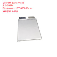 Cellule de poche prismatique de batterie polymère Lifepo4 de 52Ah avec matériau d'anode LFP et NCM 3.2V pour le stockage de l'énergie solaire