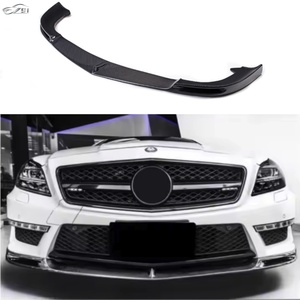 Becquet avant en fibre de carbone CLS63 AM W218 pour pare-chocs de style Vor de la classe <span class=keywords><strong>CLS</strong></span> 2010-2018 pour CLS63 - Product Image 1