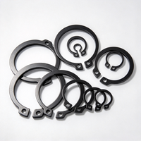 Construction Machinery External Shaft Retaining Ring C-Type Elastic Snap Circlip for Preventing Axial Movement of Bearings