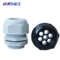 Accessoires de connecteurs de câbles étanches basse tension à sept trous en nylon fileté Land IP68 CE ROHS M/PG/G Modèle MG-A-H7