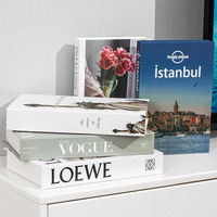 Boîtes décoratives personnalisées en forme de faux livres pour la maison, ensembles de livres décoratifs de luxe pour table basse