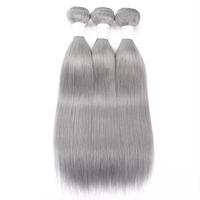 Extensions de cheveux humains vierges doublement étirés, tissées à la machine, pointes épaisses, 100 % non traitées, lots de mèches à fond épais