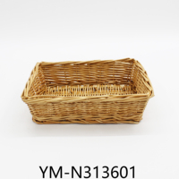 In China gemaakt, handgemaakte wilgenmanden, fruitmanden en opbergmanden zijn diepgaand op maat gemaakt in diverse vormen en kleuren.