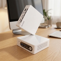 Mini PC de Escritorio Intel Core N150 de Formato Pequeño, 32 GB DDR4, 512 GB NVMe SSD, USB 3.2, LAN Gigabit, Win11, Juegos 4K, Oficina