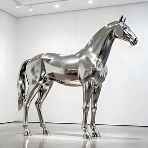 उच्च गुणवत्ता वाले नक्काशीदार 3 डी स्टेनलेस स्टील प्रूव सिटी स्क्वायर और घर सजावट के लिए - Product Image 6