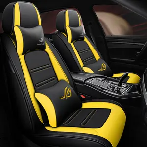 Tùy Chỉnh Sang Trọng PU Da 5d Phổ Full Auto Car Seat Covers Phụ Kiện Xe Hơi