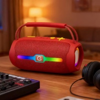 Sistem Audio Dual-speaker RGB untuk Penggunaan Luar Ruangan, Portabel, Subwoofer Berkualitas Tinggi, Suara Jernih, Cocok untuk Rumah dan Desktop, Desain Baru yang Dapat Digunakan di Luar Negeri
