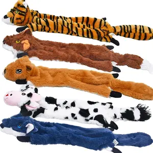 Sin animales de peluche, juguete masticable para perros, juguetes chirriantes para perros grandes y medianos