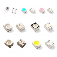 Diode LED SMD Jstronic à montage en surface 3528 1210 Plcc2, 440nm 450nm 460nm 470nm, couleur bleue, 3,5x2,8mm