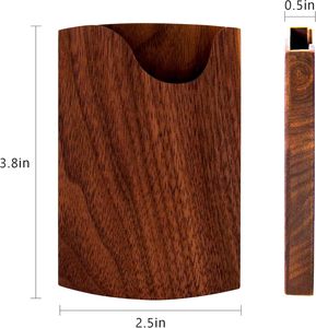 Portable en bois poche porte-cartes de visite peint Technique tenture murale hommes porte-cartes de crédit nom porte-cartes <span class=keywords><strong>portefeuille</strong></span> - Product Image 6
