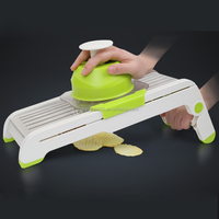 Trancheuse à Mandoline réglable en acier inoxydable, coupe-légumes et fruits, Julienne, oignon, gaufre, outil de cuisine