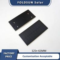 Panneau Solaire Portable en Gros PERC Haute Efficacité Silicium Monocristallin Conception Personnalisée CE RoHS FCC PSE pour